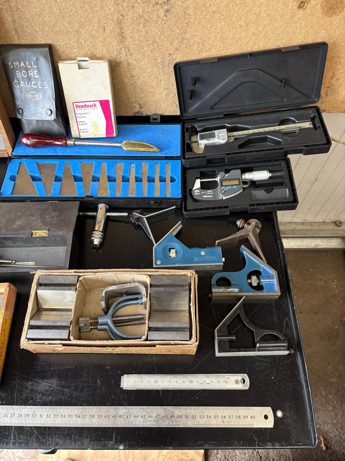 
                  
                    MITUTOYO VERNIERS / MICROMETRES / V BLOCKS &amp; MISC WORKSHOP INSPECTION TOOLS
                  
                