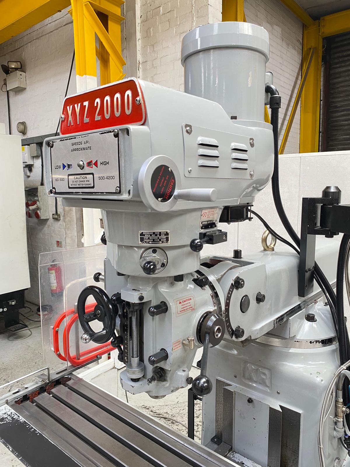 
                  
                    XYZ 2000 Turret Milling Machine (2015)
                  
                