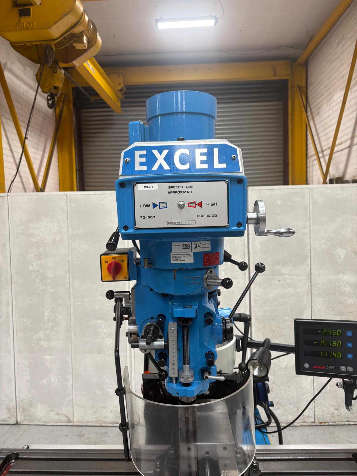 
                  
                    Excel 2VS Turret Milling Machine
                  
                
