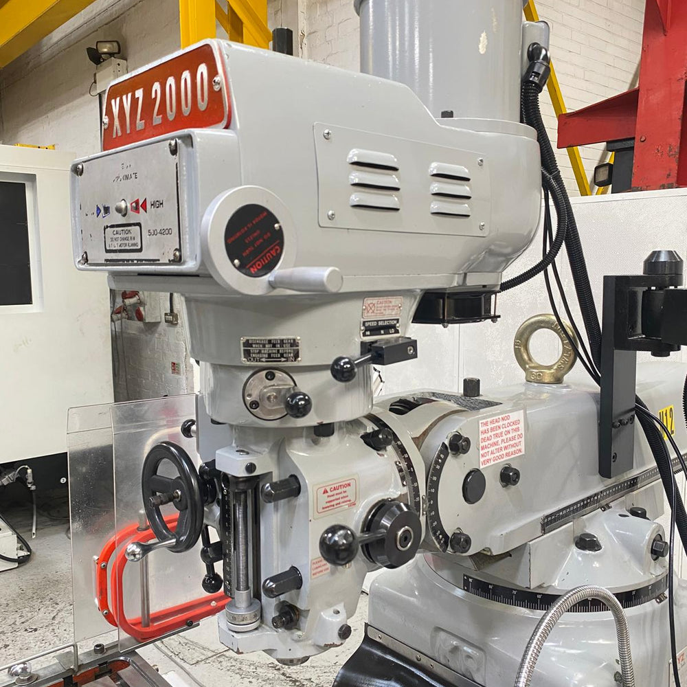 
                  
                    XYZ 2000 Turret Milling Machine (2017)
                  
                