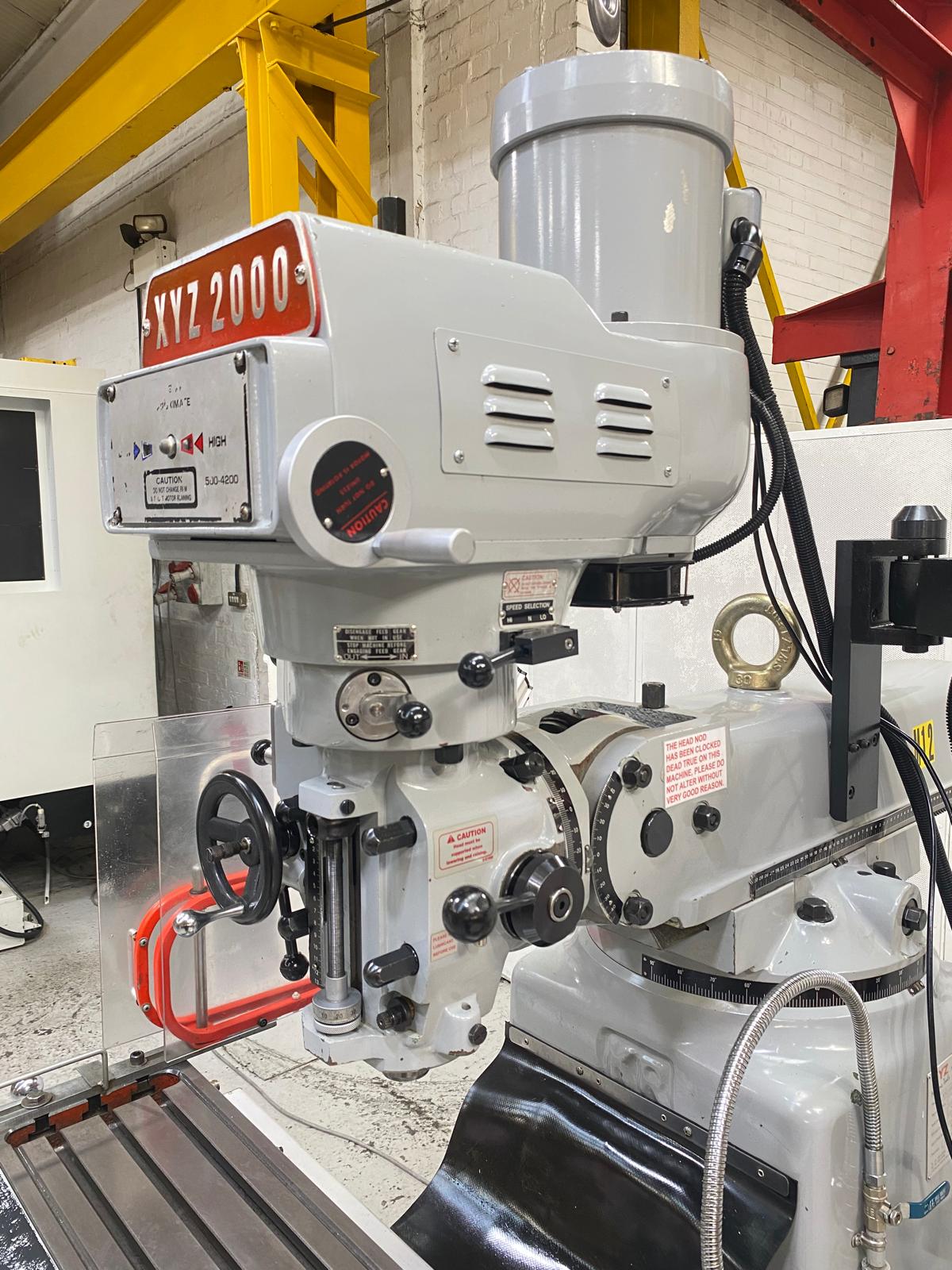 
                  
                    XYZ 2000 Turret Milling Machine (2017)
                  
                