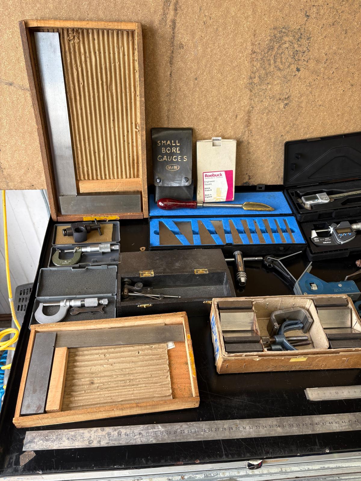 
                  
                    MITUTOYO VERNIERS / MICROMETRES / V BLOCKS &amp; MISC WORKSHOP INSPECTION TOOLS
                  
                