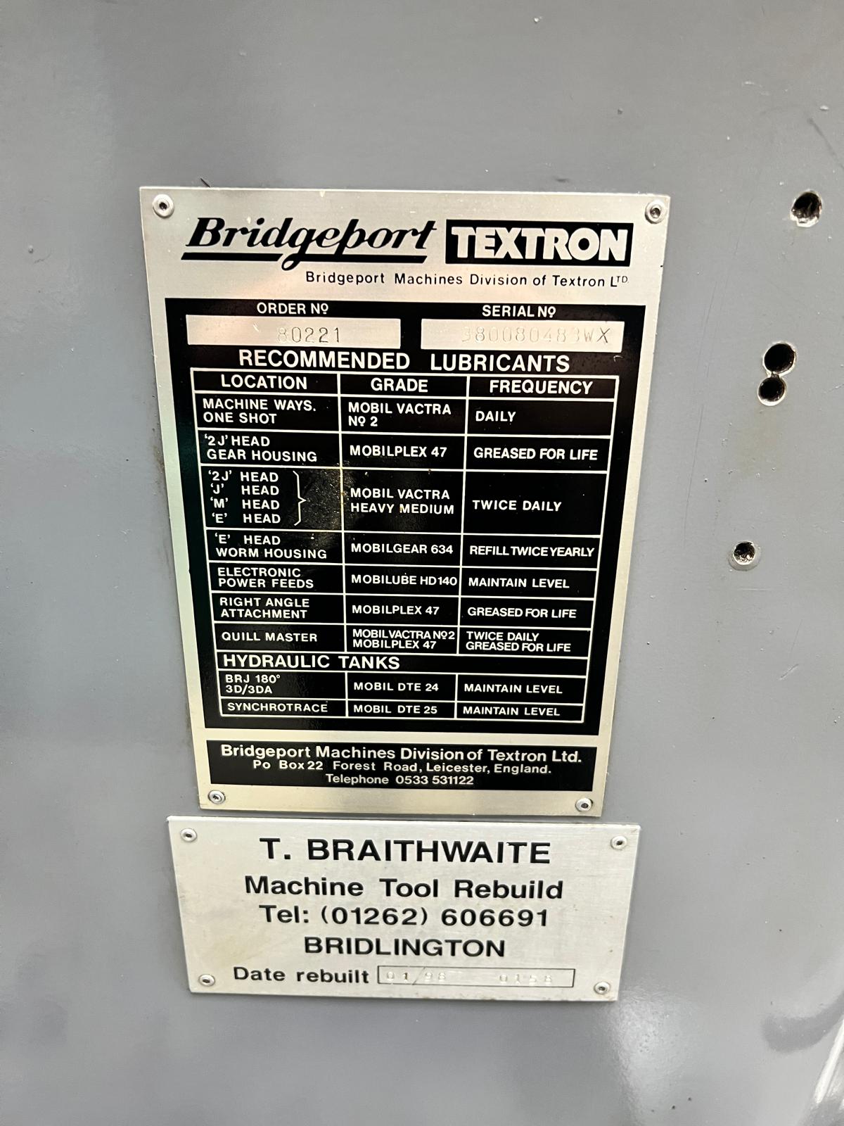 
                  
                    Bridgeport BR2J2 Turret Milling Machine
                  
                