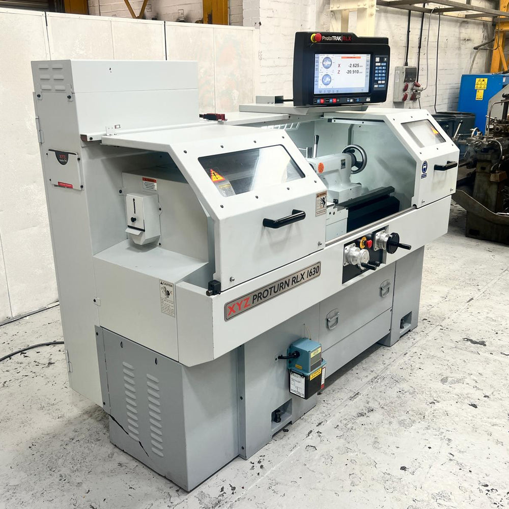 
                  
                    2020 XYZ Proturn RLX 1630 ProtoTRAK CNC Gap Bed Centre Lathe
                  
                