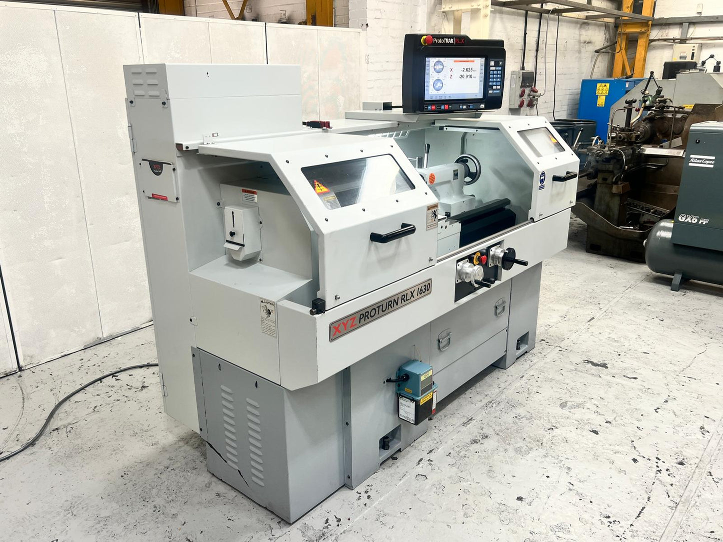 
                  
                    2020 XYZ Proturn RLX 1630 ProtoTRAK CNC Gap Bed Centre Lathe
                  
                