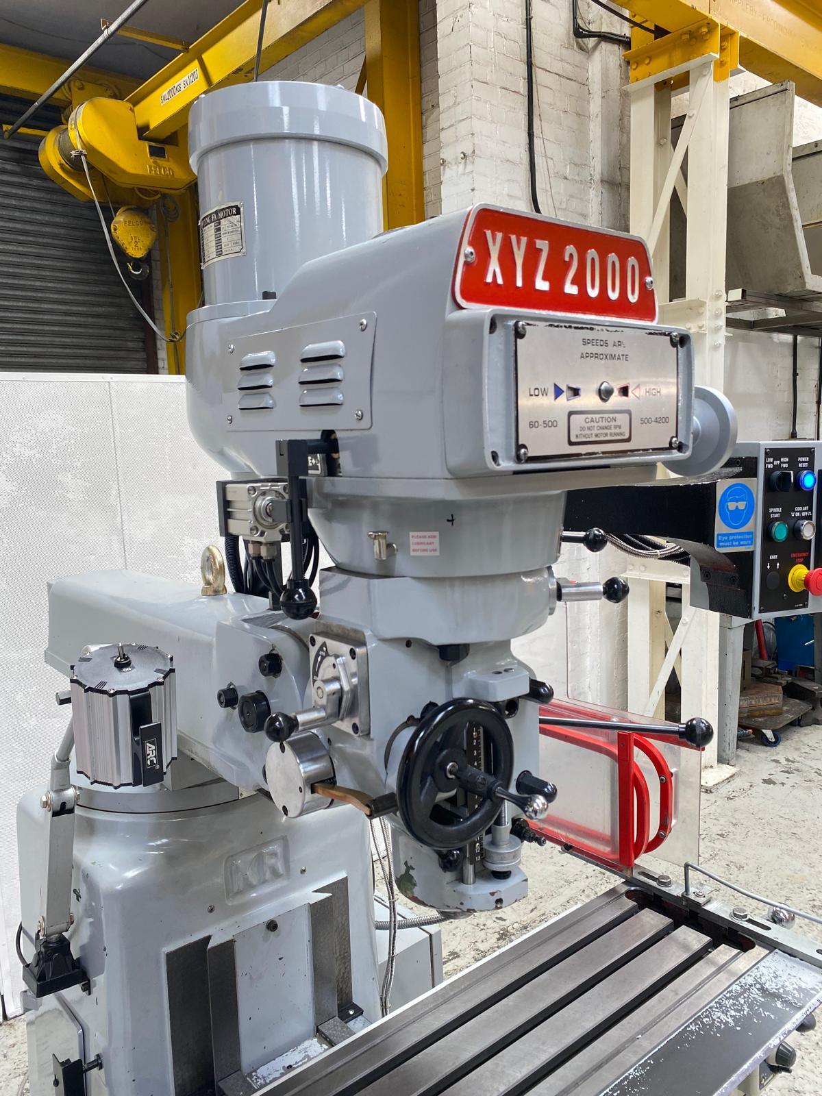 
                  
                    XYZ 2000 Turret Milling Machine (2015)
                  
                