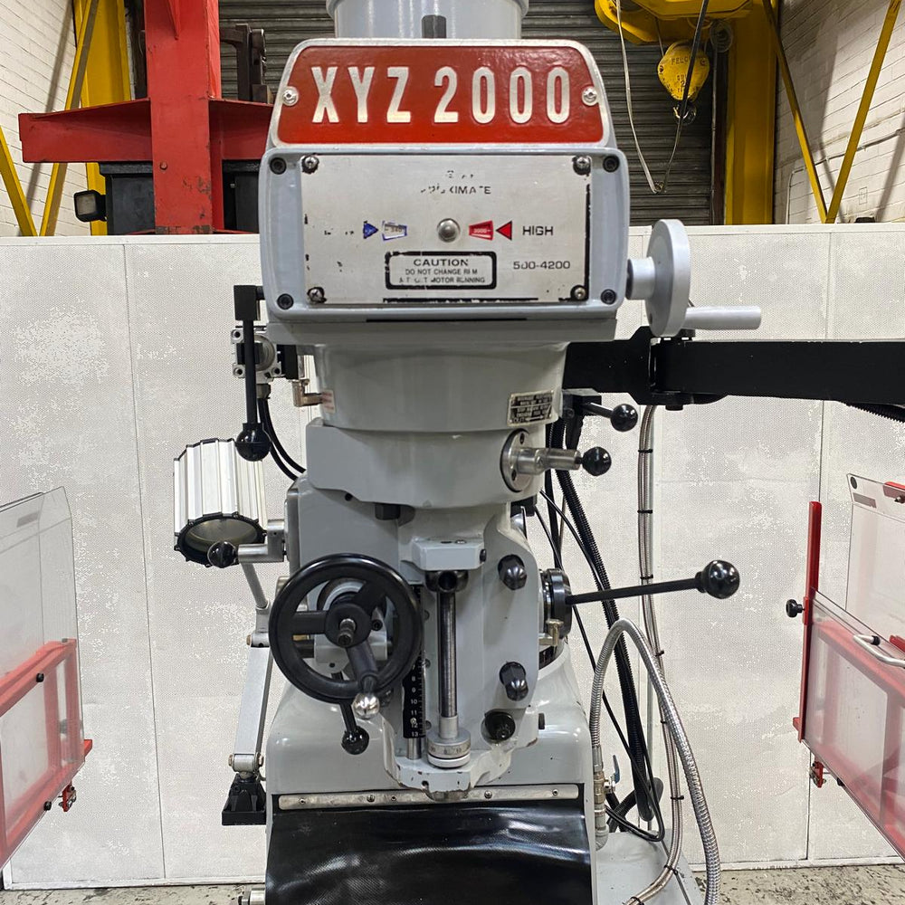 
                  
                    XYZ 2000 Turret Milling Machine (2017)
                  
                