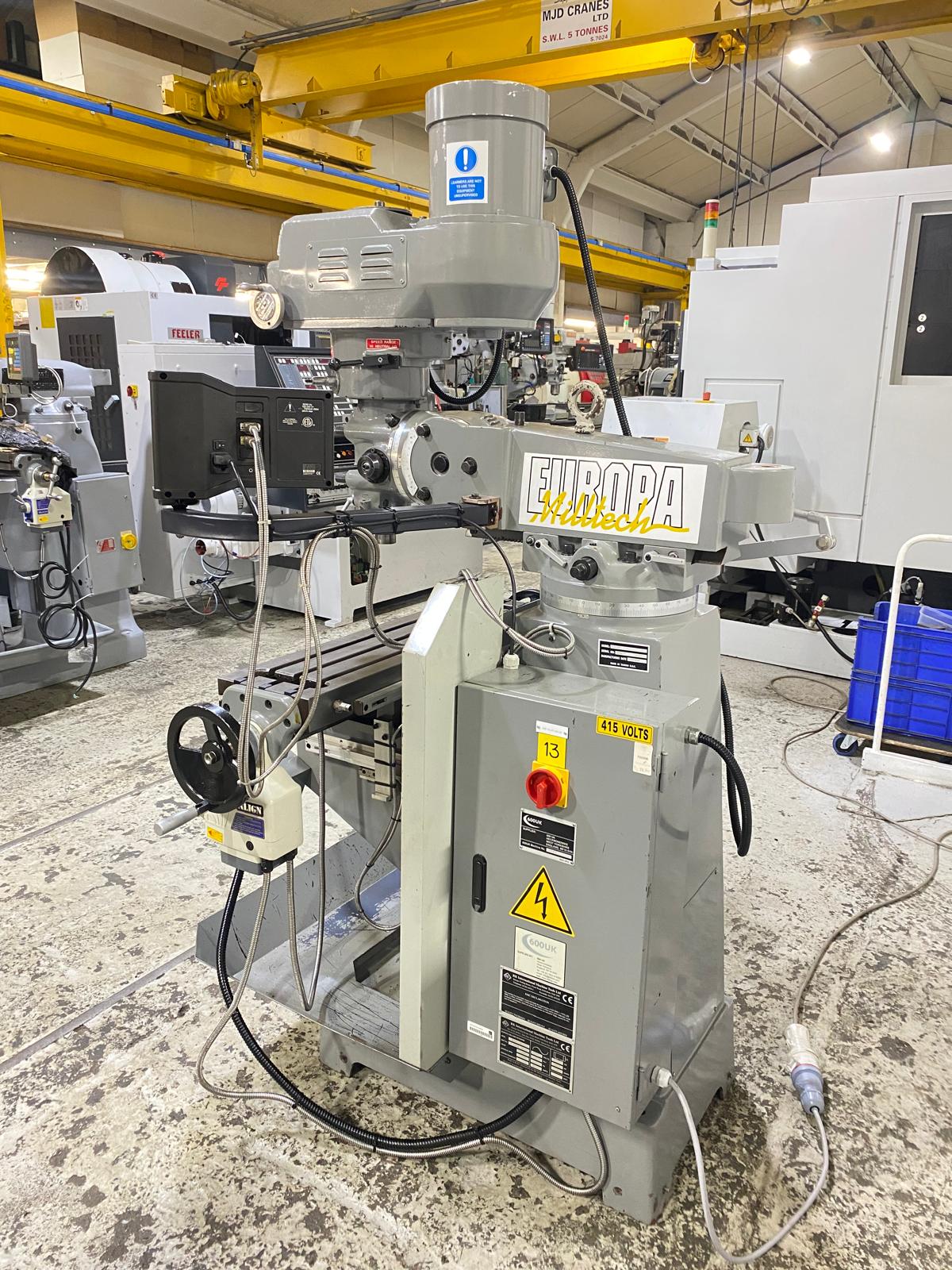 
                  
                    Europa Mill Tech 1000VS Turret Milling Machine
                  
                