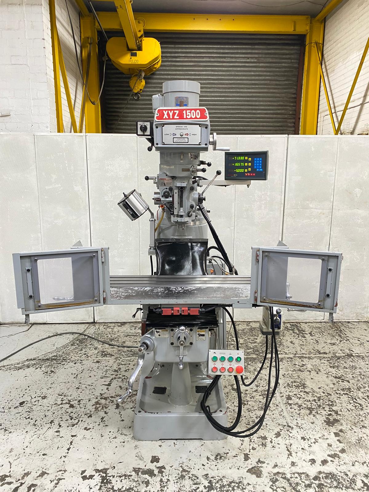 
                  
                    XYZ 1500 Turret Milling Machine Ex College
                  
                