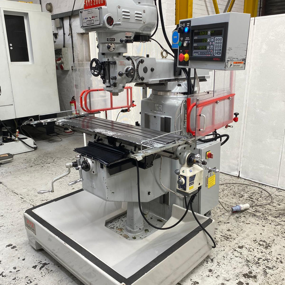 XYZ 2000 Turret Milling Machine (2015) – JetMachinery