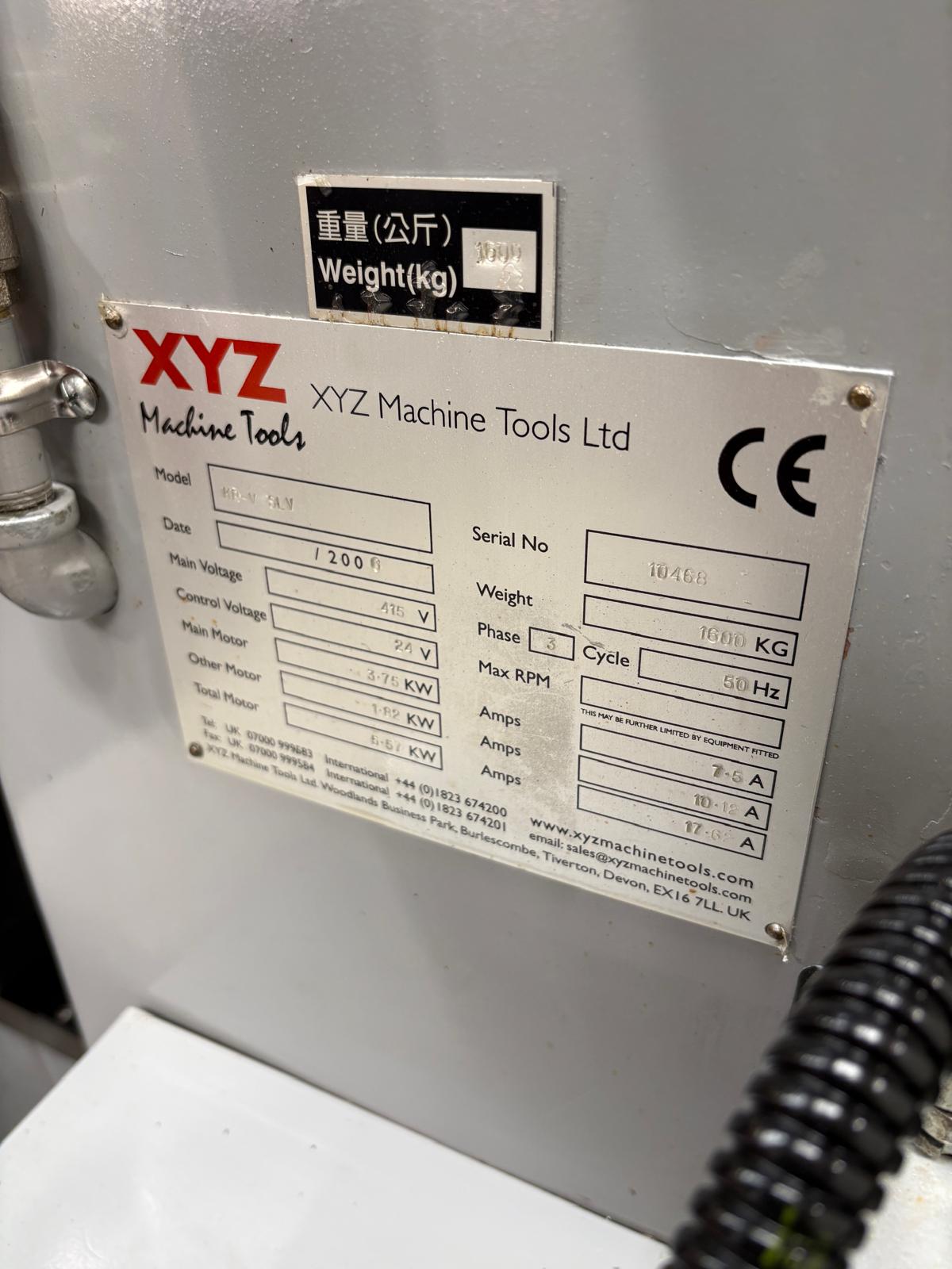 
                  
                    XYZ SMX SLV CNC Turret Milling Machine
                  
                