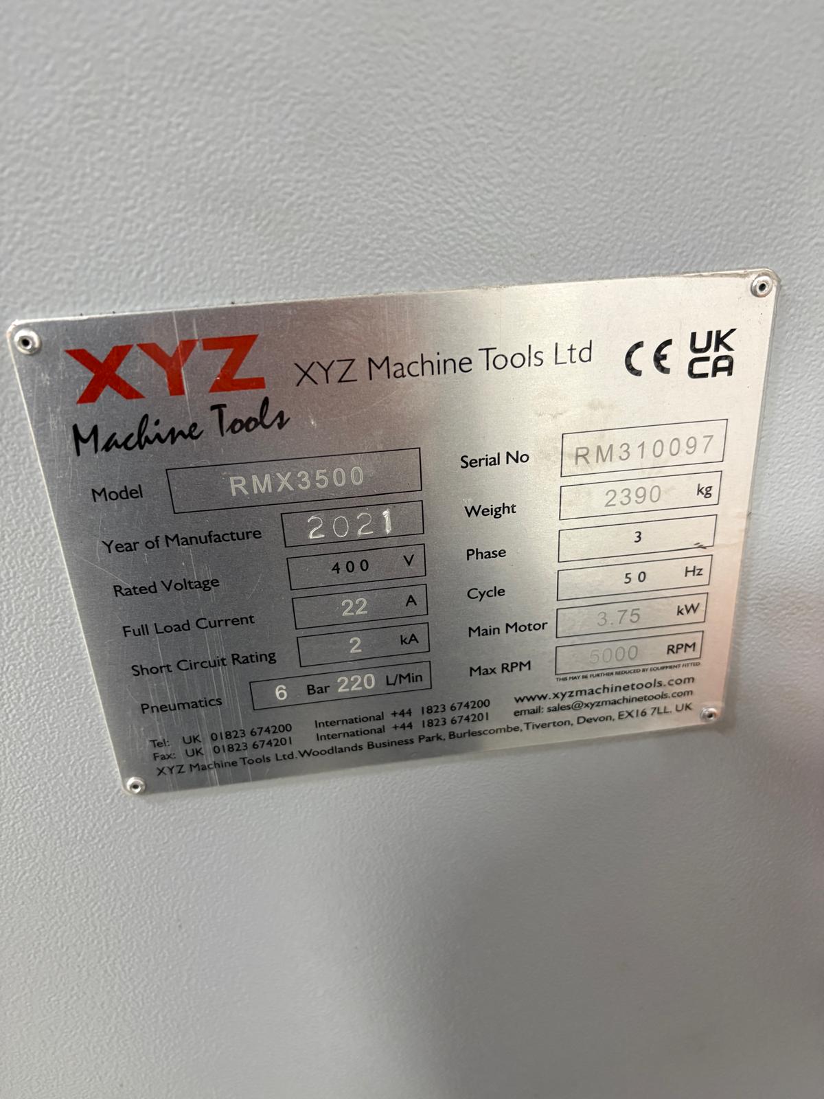 
                  
                    XYZ RMX 3500 3 Axis CNC Bed Milling Machine
                  
                