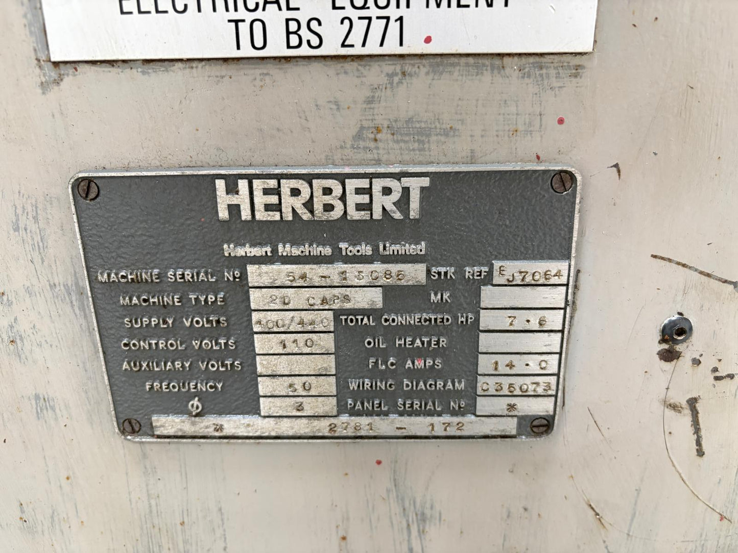 
                  
                    Herbert 2D Capstan Lathe
                  
                