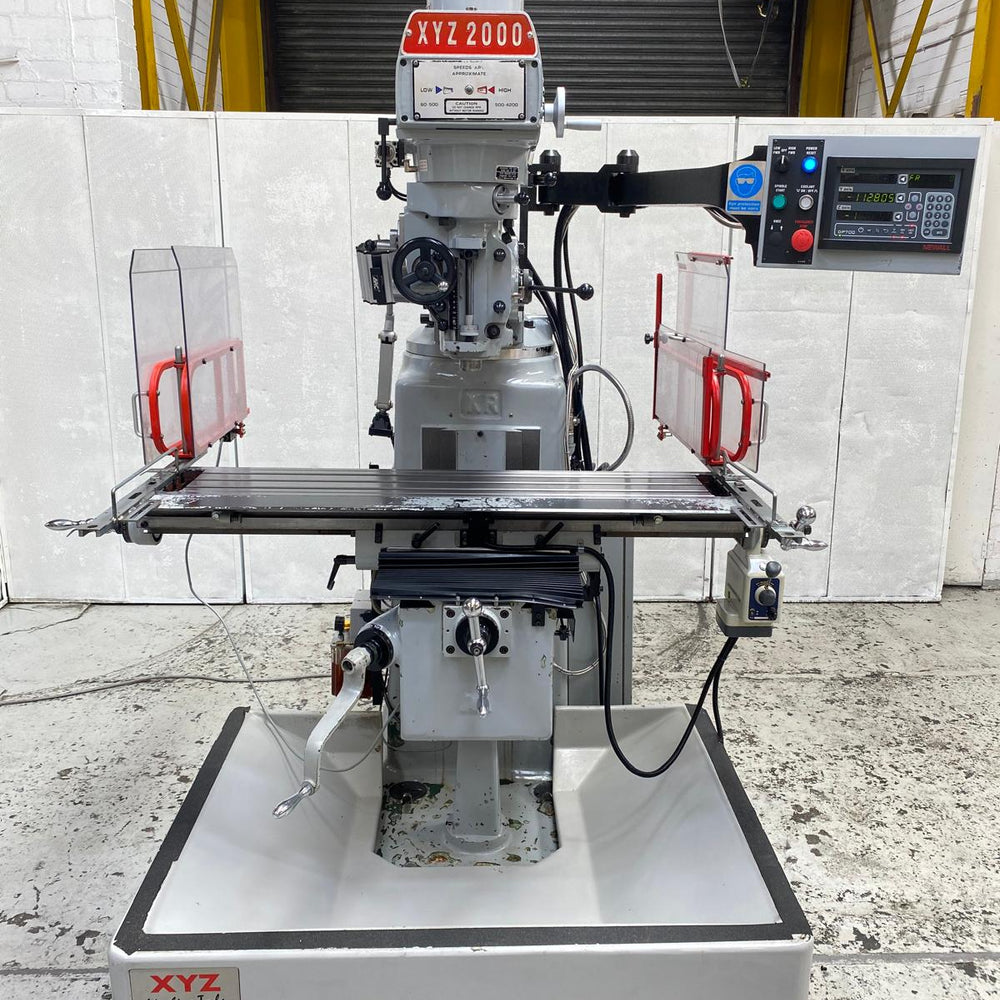 XYZ 2000 Turret Milling Machine (2015) – JetMachinery