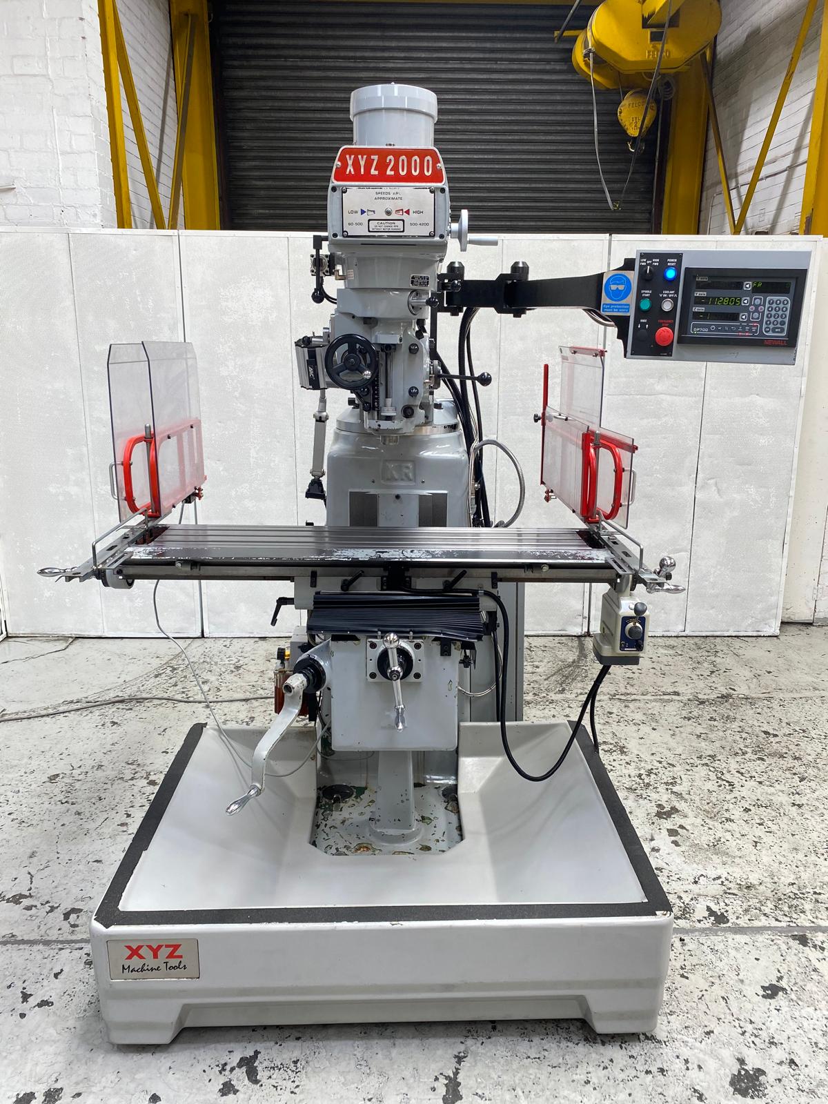
                  
                    XYZ 2000 Turret Milling Machine (2015)
                  
                