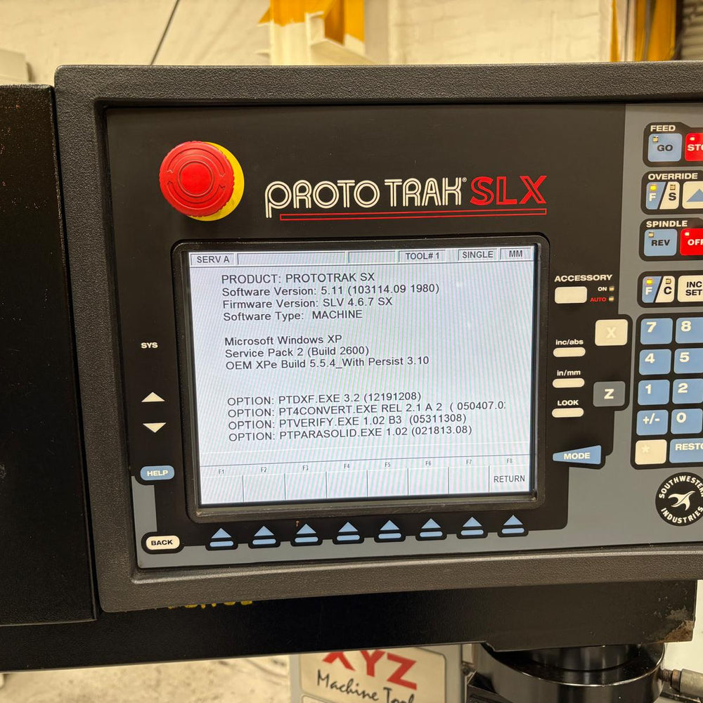 
                  
                    2014 XYZ Proturn SLX425 ProtoTRAK Control Gap Bed Centre Lathe
                  
                
