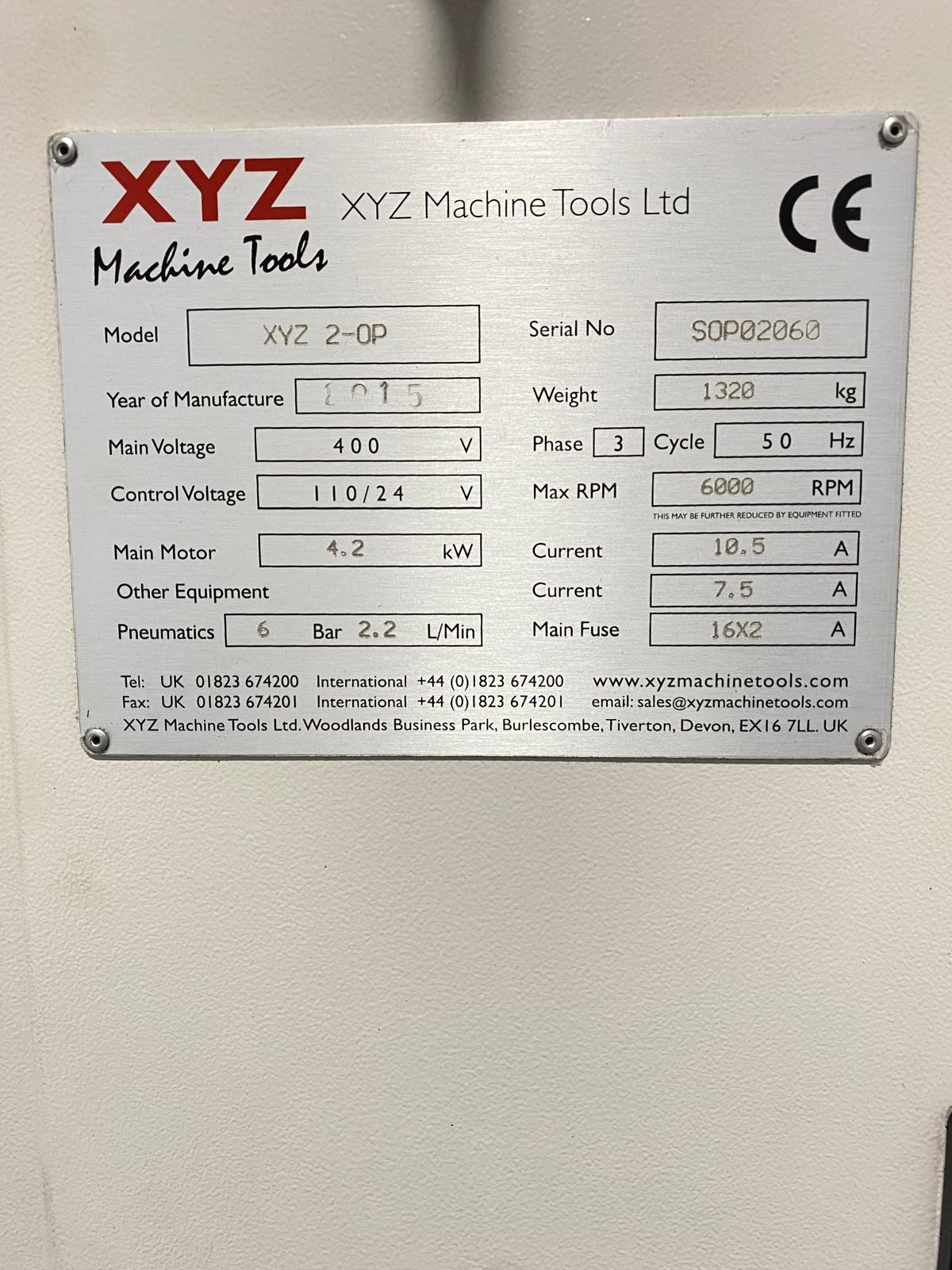 
                  
                    XYZ 2-OP Vertical Machining Centre&nbsp;
                  
                