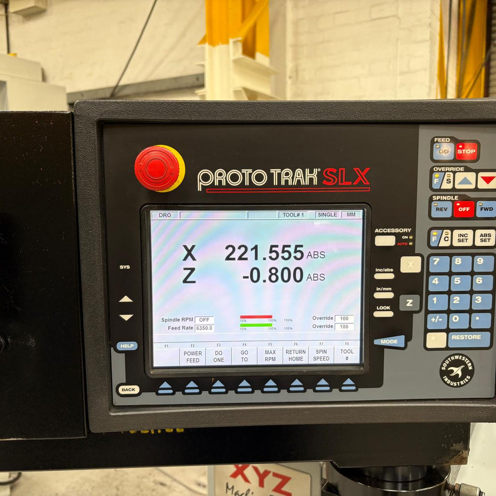 
                  
                    2014 XYZ Proturn SLX425 ProtoTRAK Control Gap Bed Centre Lathe
                  
                