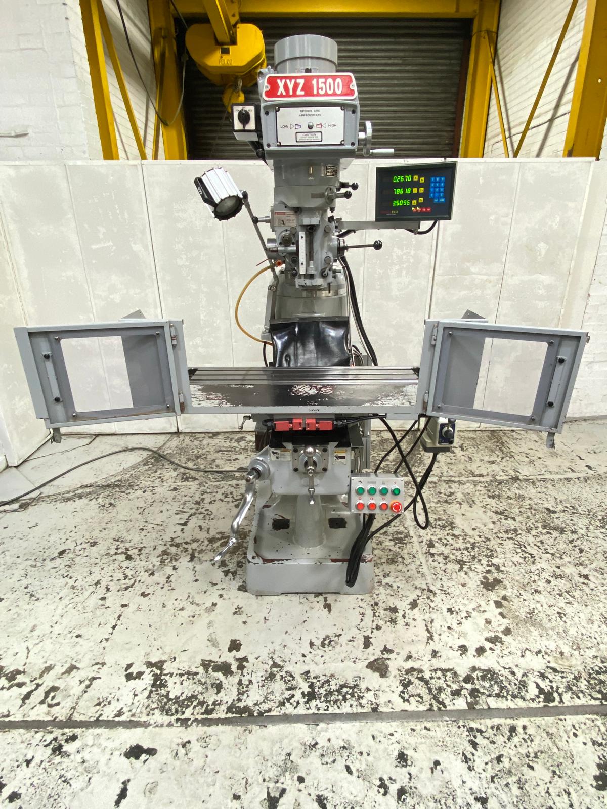 
                  
                    XYZ 1500 Turret Milling Machine Ex College
                  
                