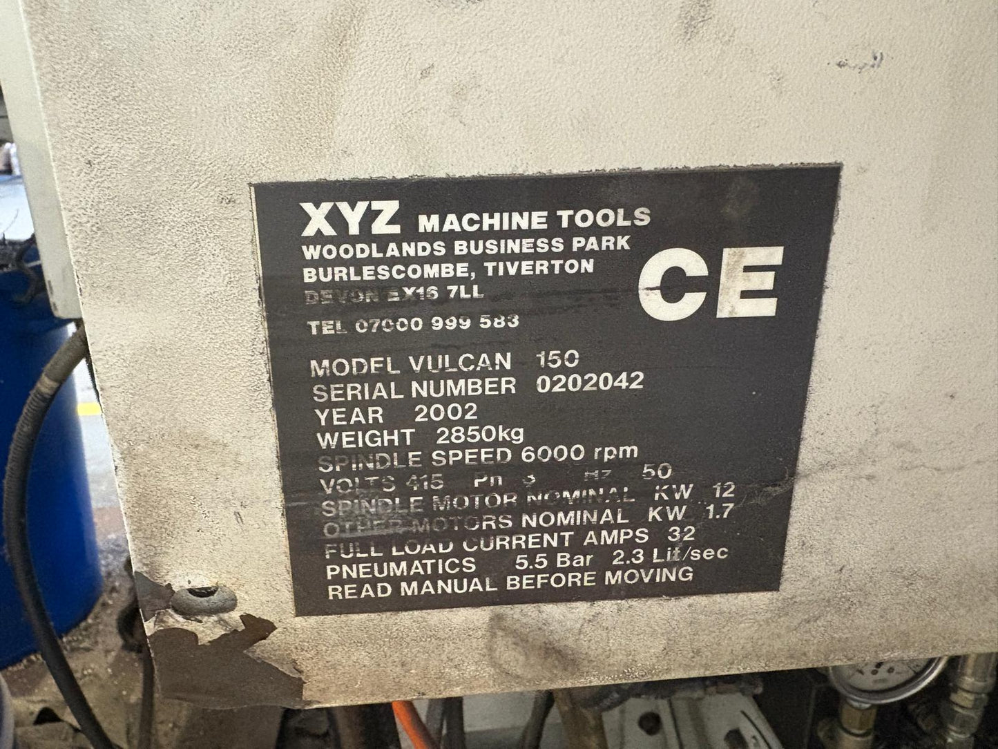 
                  
                    XYZ 200TC 2 Axis Turning Centre (2002)
                  
                