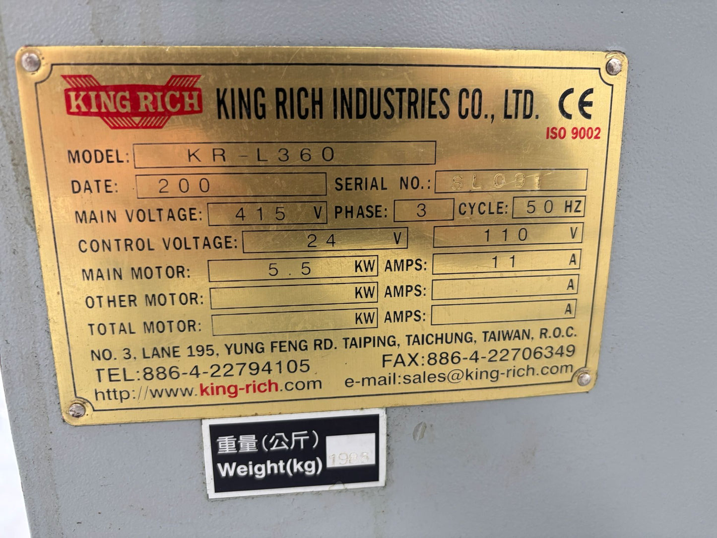 
                  
                    XYZ Proturn VL 355 ProtoTRAK CNC Gap Bed Centre Lathe POA
                  
                
