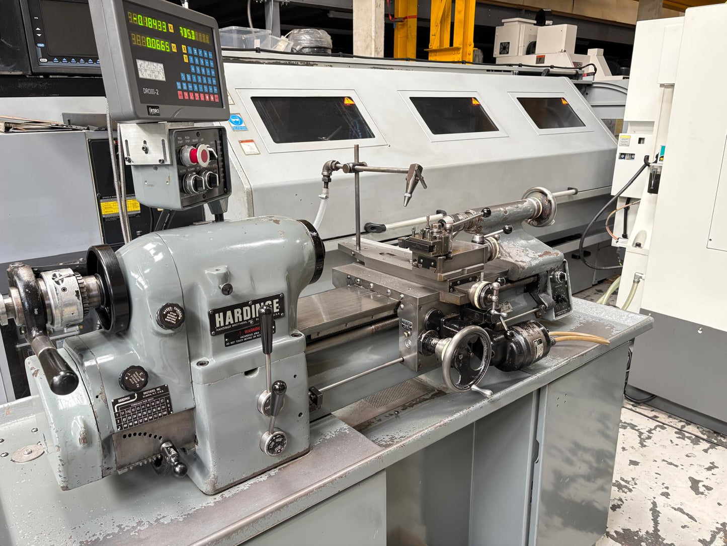 
                  
                    Hardinge HLV-H High Speed Super Precision Tool Room Lathe
                  
                
