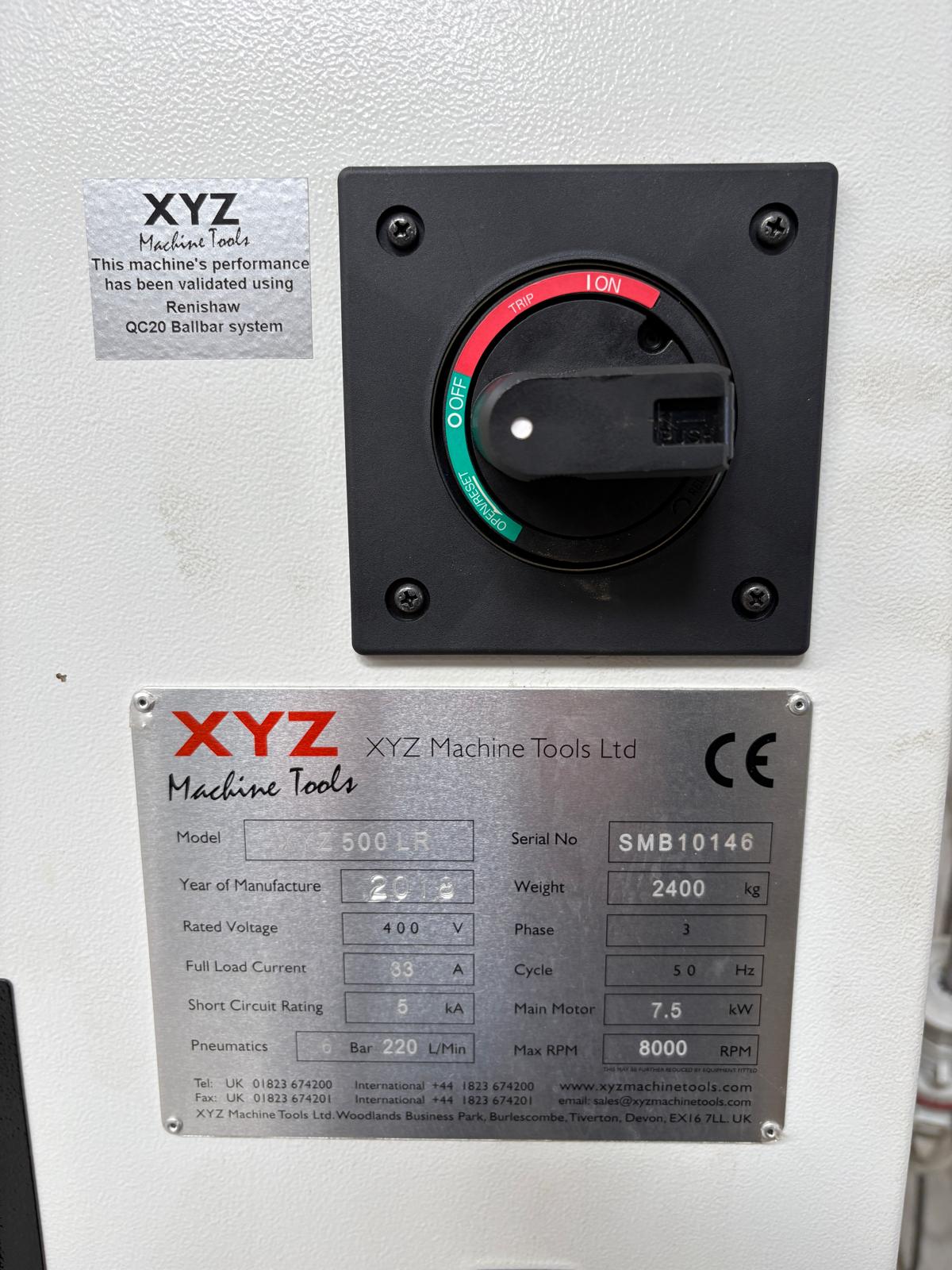 
                  
                    XYZ 500 LR Vertical Machining Centre
                  
                