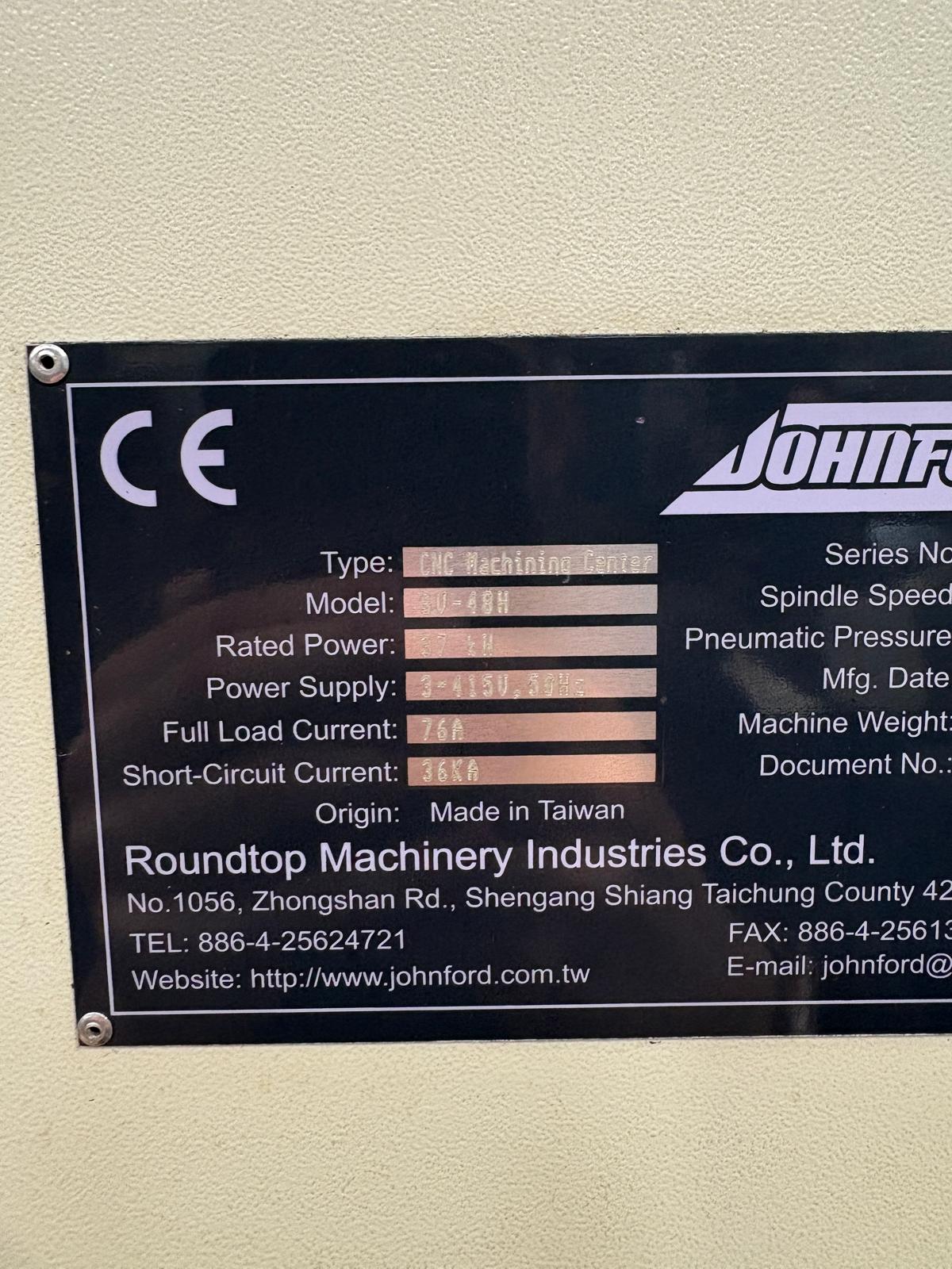 
                  
                    Johnford SV-48H “Super Vertical” CNC Vertical Machining Centre
                  
                