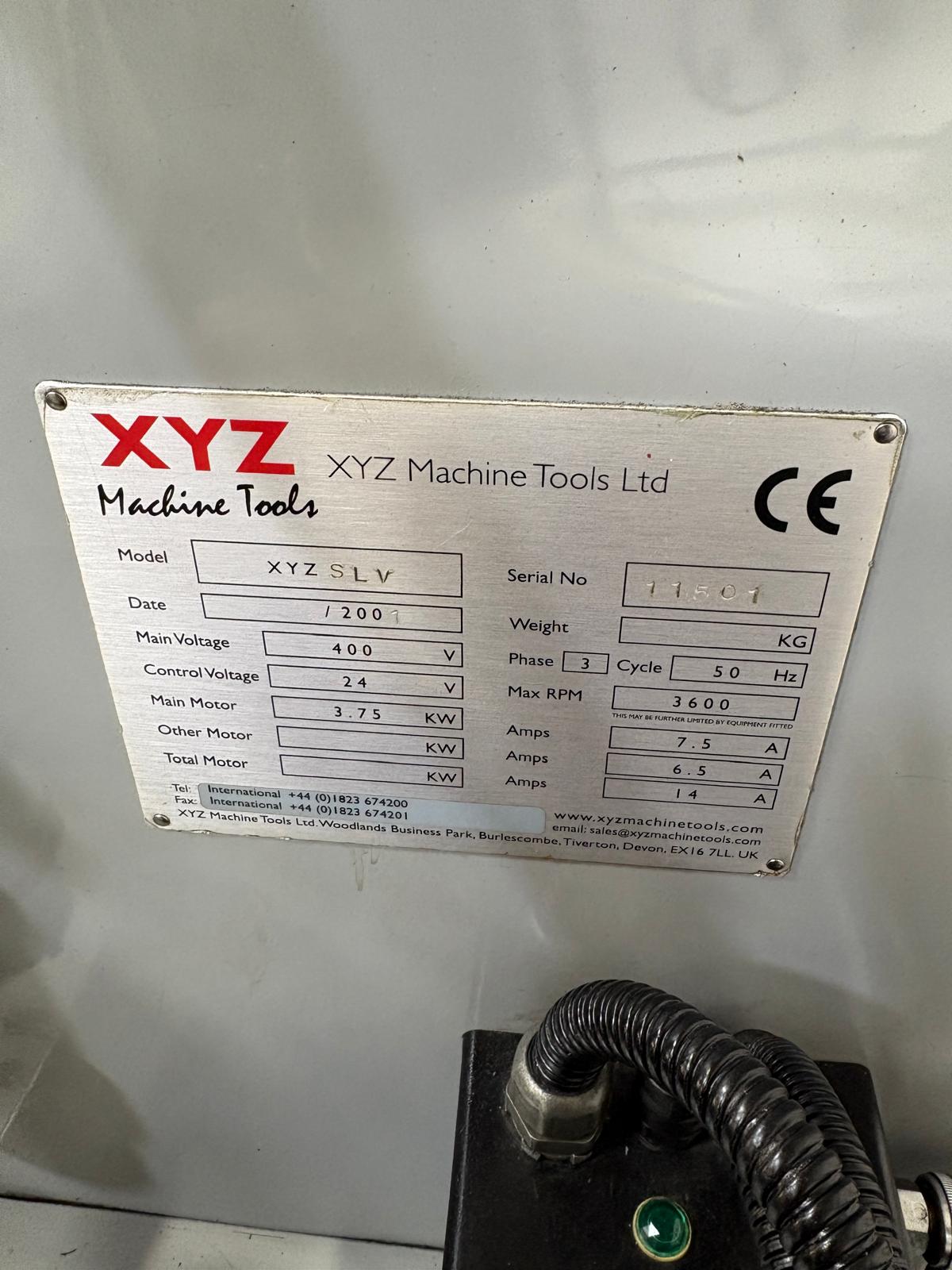 
                  
                    2011 XYZ SLV Turret Milling Machine
                  
                