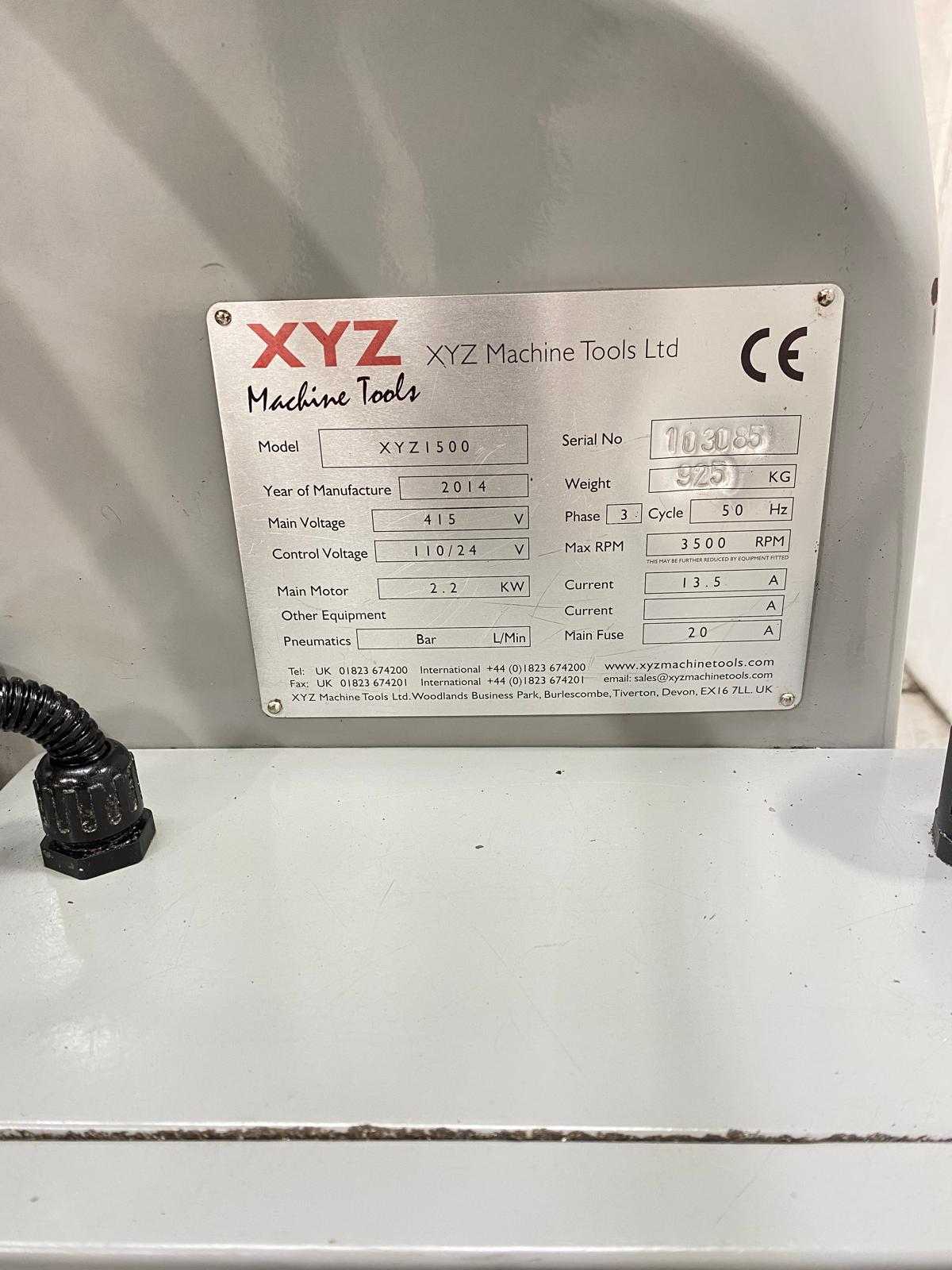 
                  
                    XYZ 1500 Turret Milling Machine Ex College
                  
                