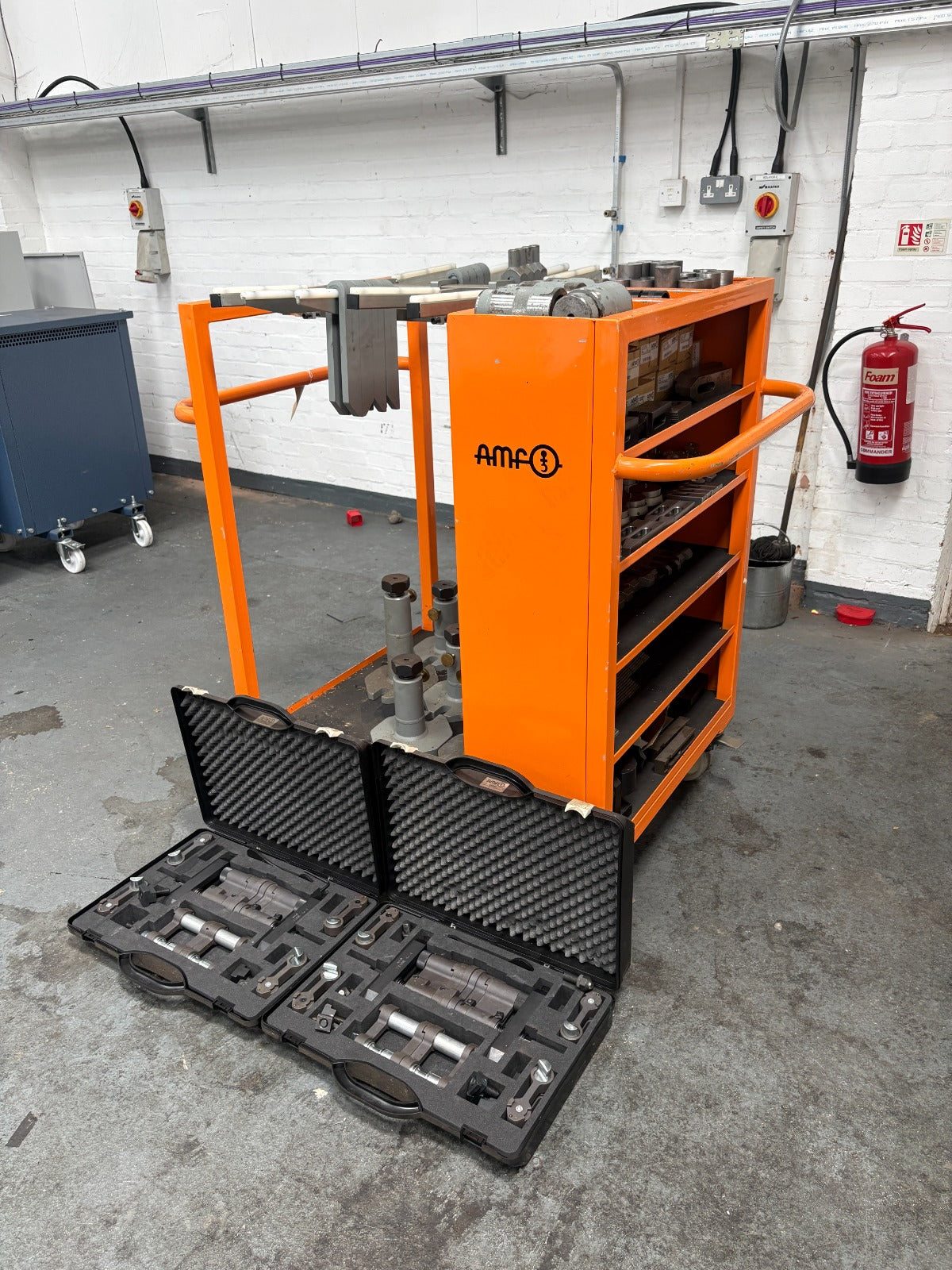 
                  
                    AMF Modular Clamping & Workholding System on Mobile Trolley
                  
                
