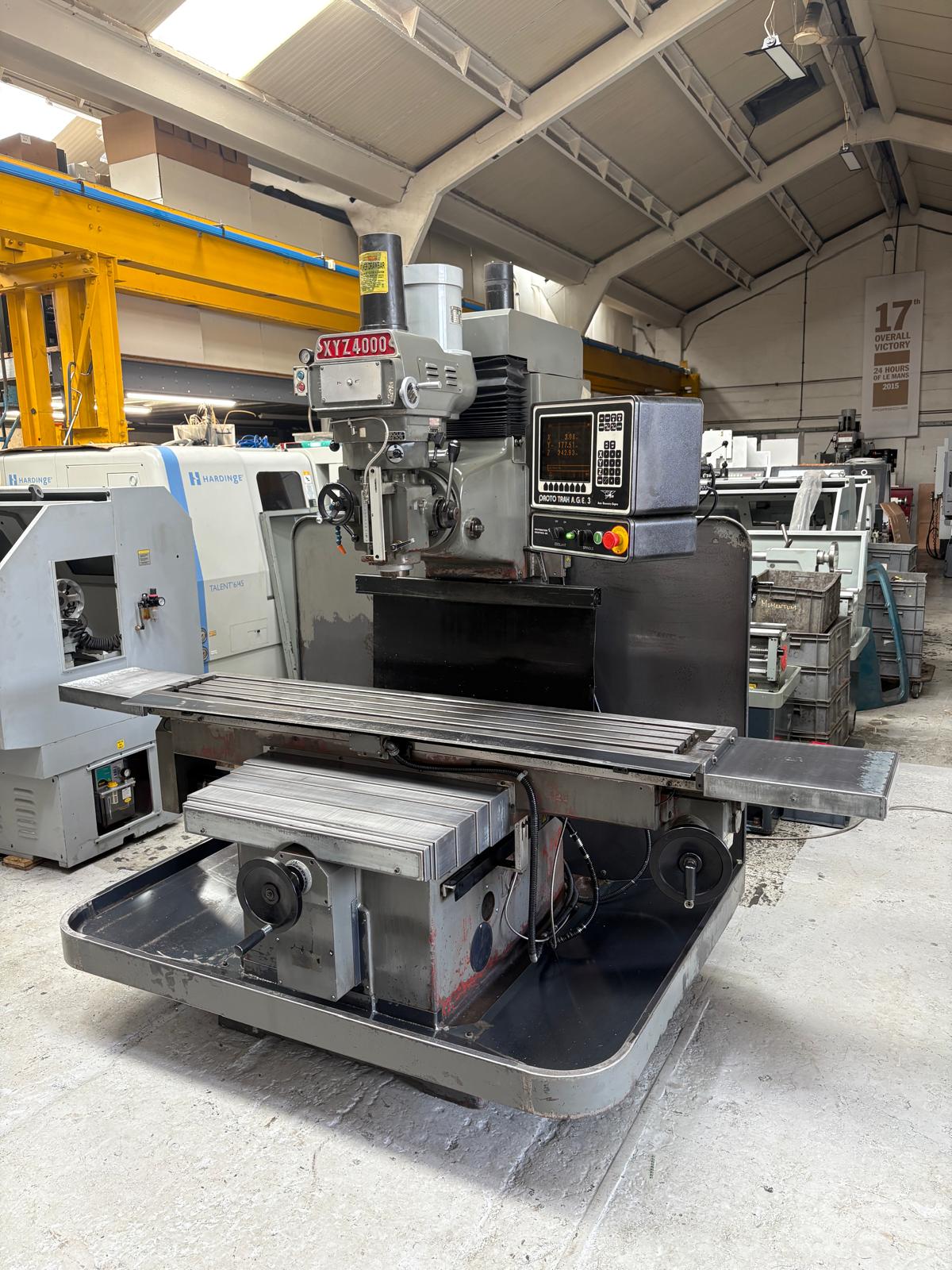 
                  
                    XYZ DPM 4000 ProtoTRAK CNC Bed Milling Machine
                  
                