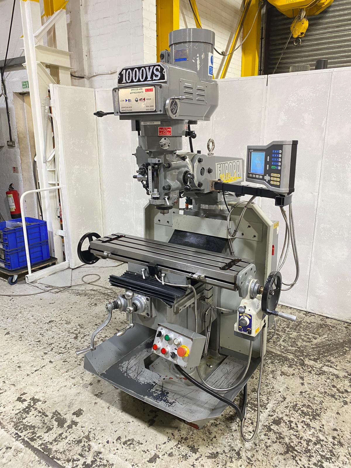 
                  
                    Europa Mill Tech 1000VS Turret Milling Machine
                  
                
