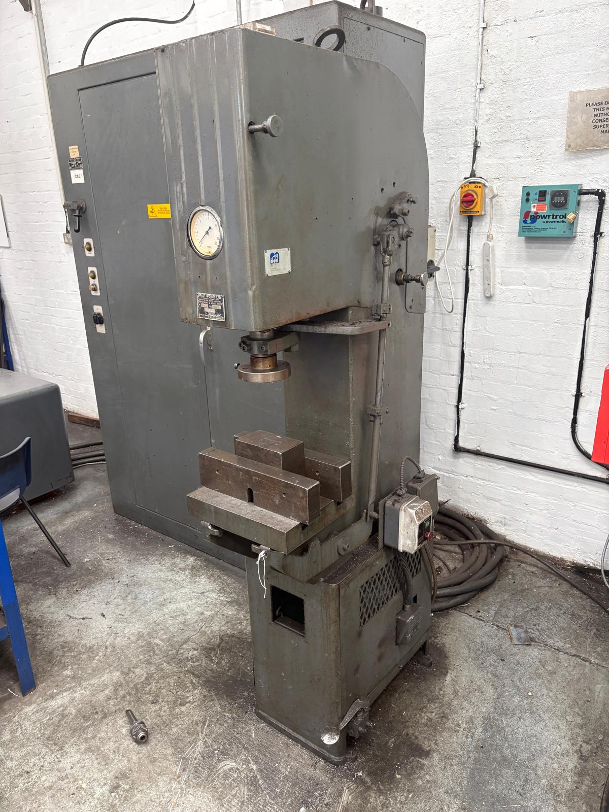 
                  
                    Pilot Works Ltd 22T Hydarulic C Frame Press
                  
                
