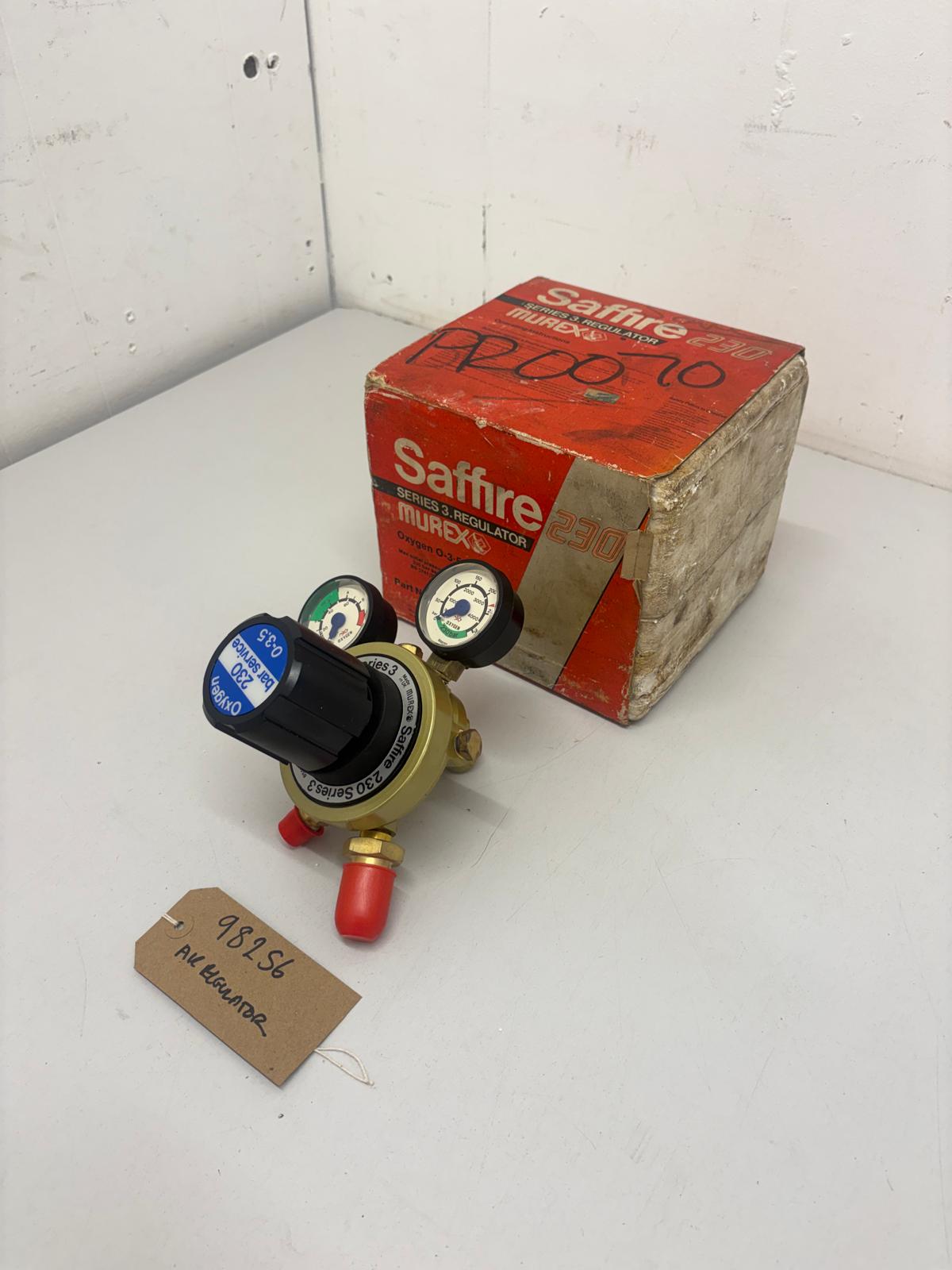 
                  
                    OXYGEN REGULATOR Murex Saffire Series 3 FOR WELDING 230 0-3.5
                  
                