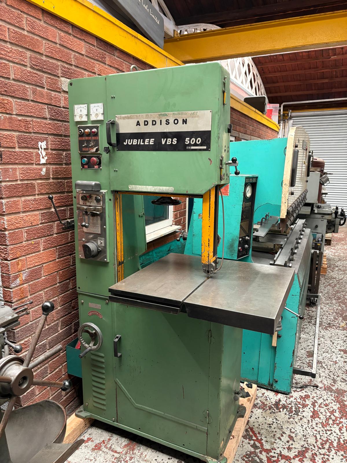 
                  
                    Addison Jubilee VBS 500 Bandsaw
                  
                