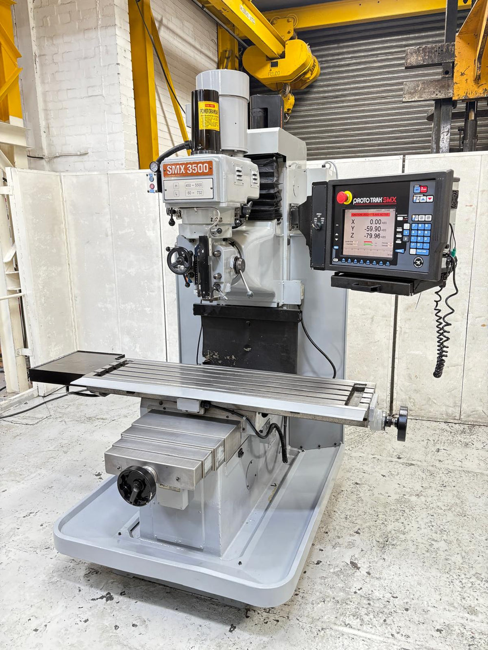 2006 XYZ SMX 3500 3 Axis CNC Bed Milling Machine