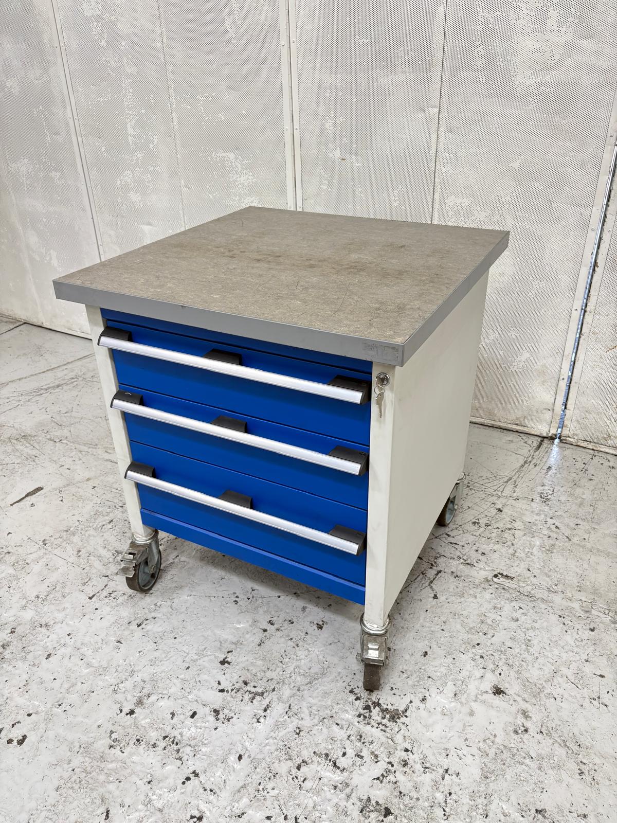 
                  
                    Bott Mobile Storage Bench With 3 Drawers – 750mm
                  
                