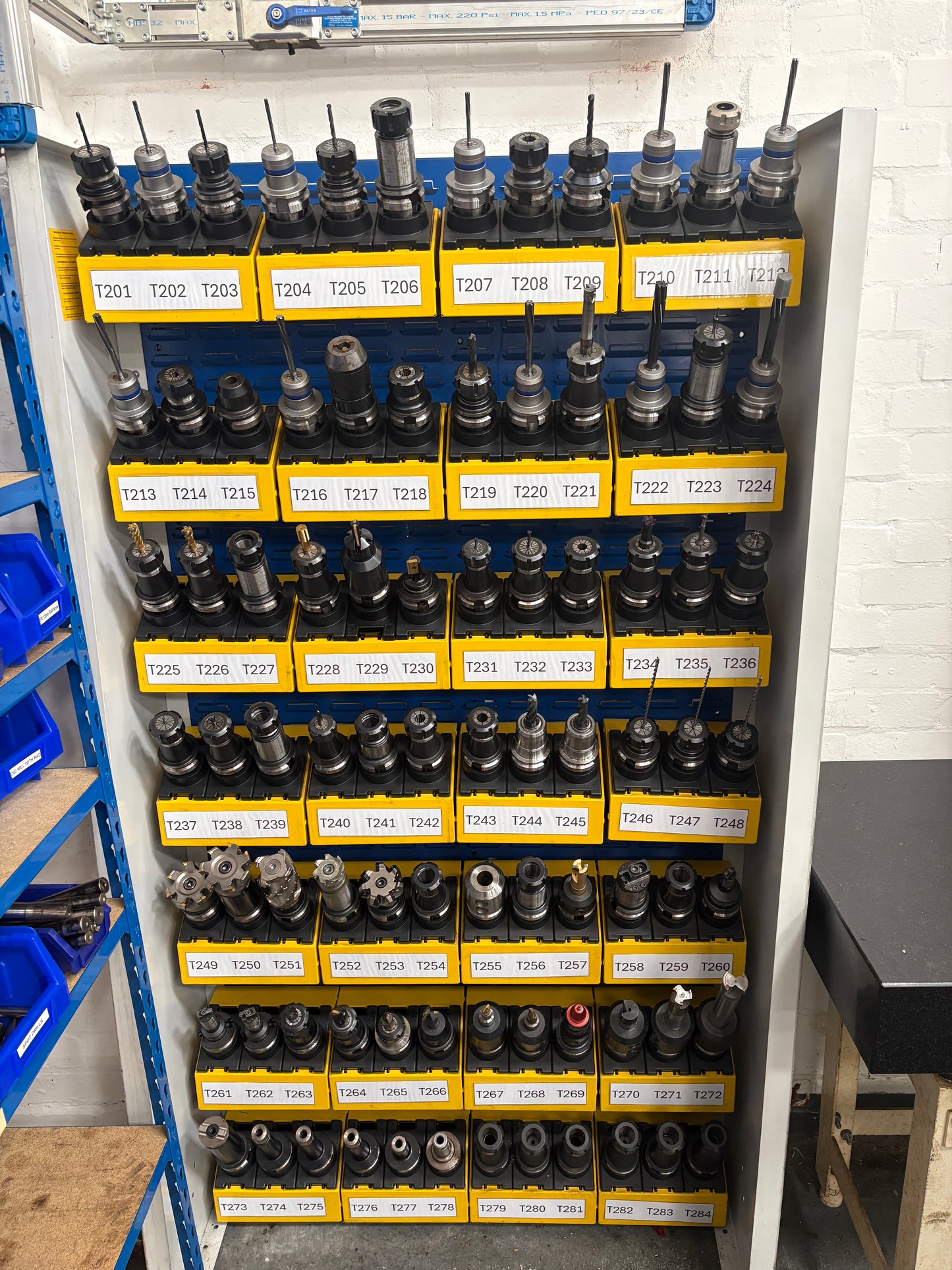 
                  
                    84 Pcs of 40INT Taper Tooling
                  
                