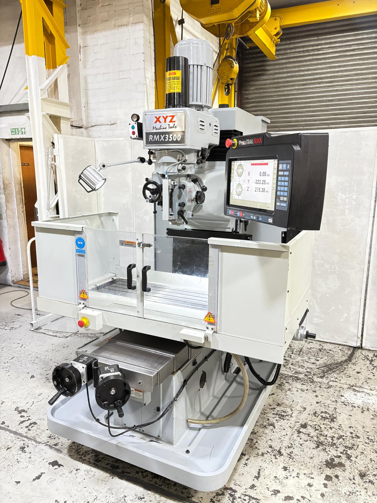 
                  
                    XYZ RMX 3500 3 Axis CNC Bed Milling Machine
                  
                