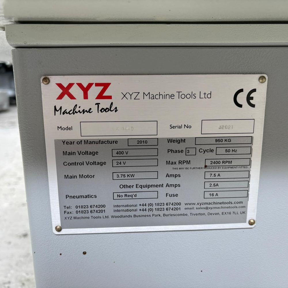 
                  
                    XYZ Proturn ELX1440 ProtoTRAK Centre Lathe
                  
                