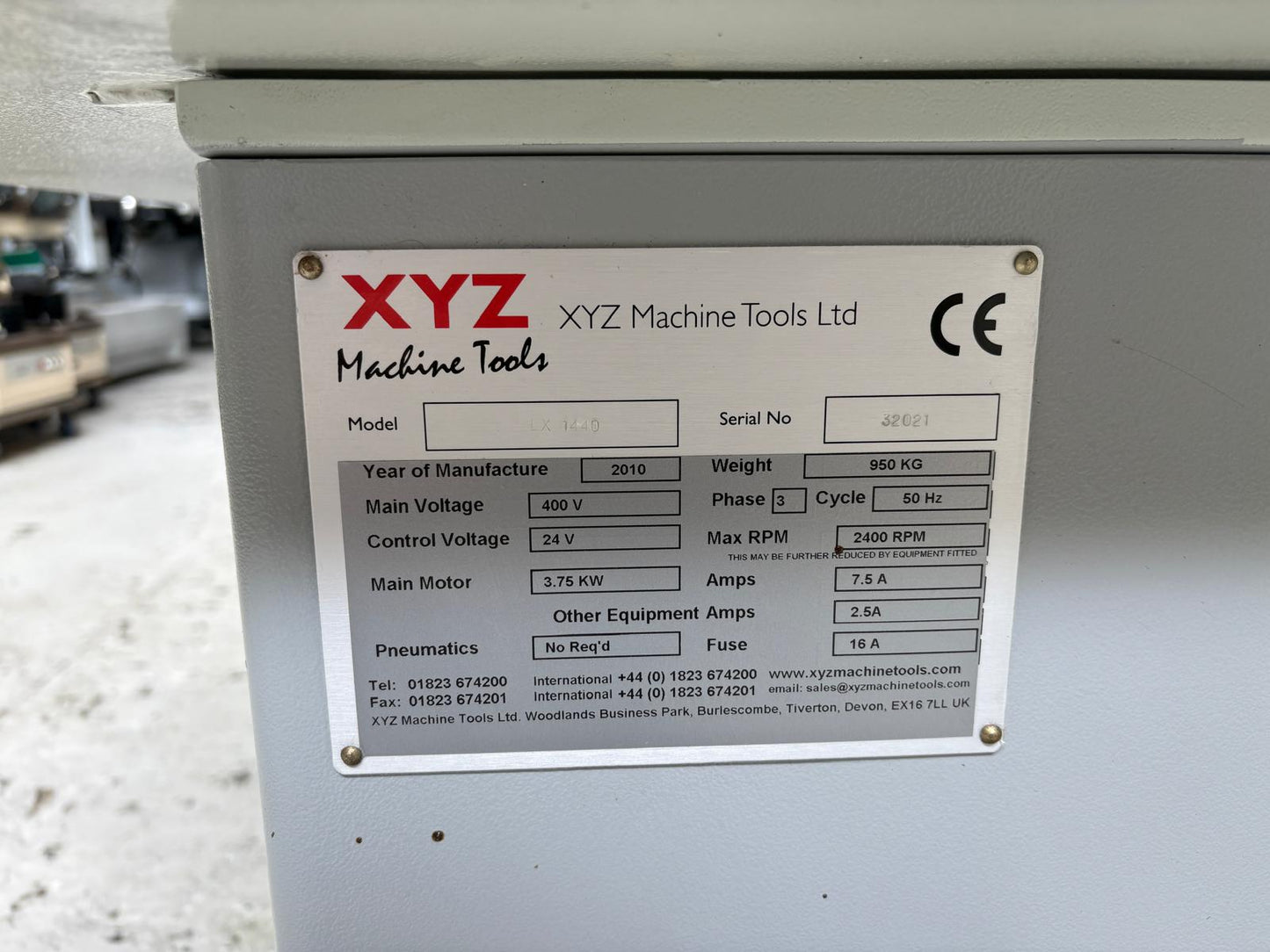 
                  
                    XYZ Proturn ELX1440 ProtoTRAK Centre Lathe
                  
                