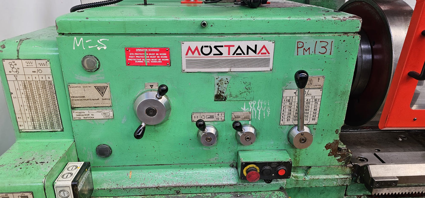 
                  
                    Mostana 1M63 x 3000mm Gap Bed Centre Lathe
                  
                