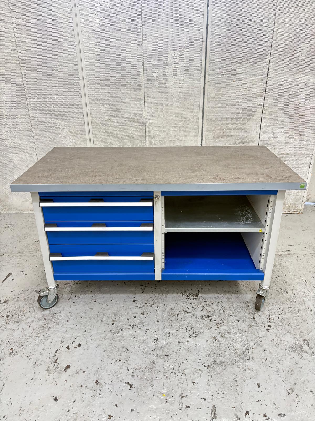 
                  
                    Bott Cubio Mobile Workbench With 3 Drawers & Open Section - 1500mm
                  
                