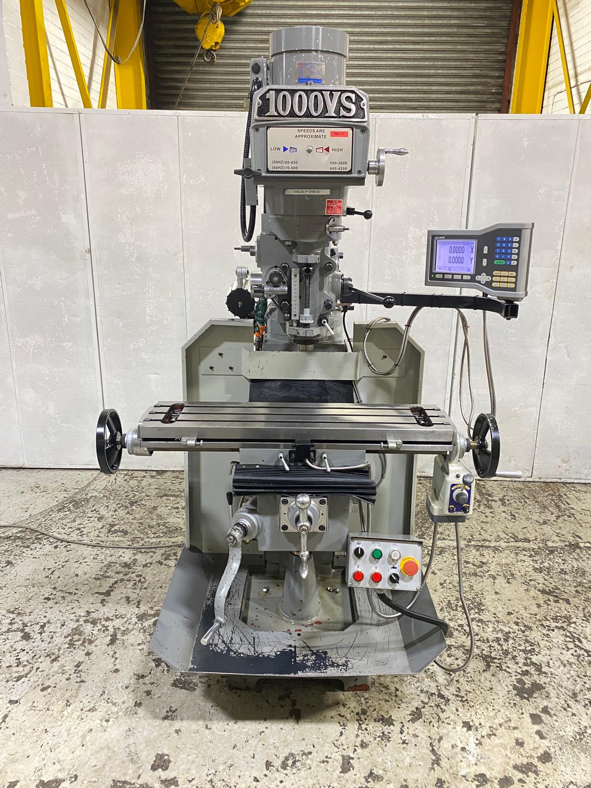 
                  
                    Europa Mill Tech 1000VS Turret Milling Machine
                  
                