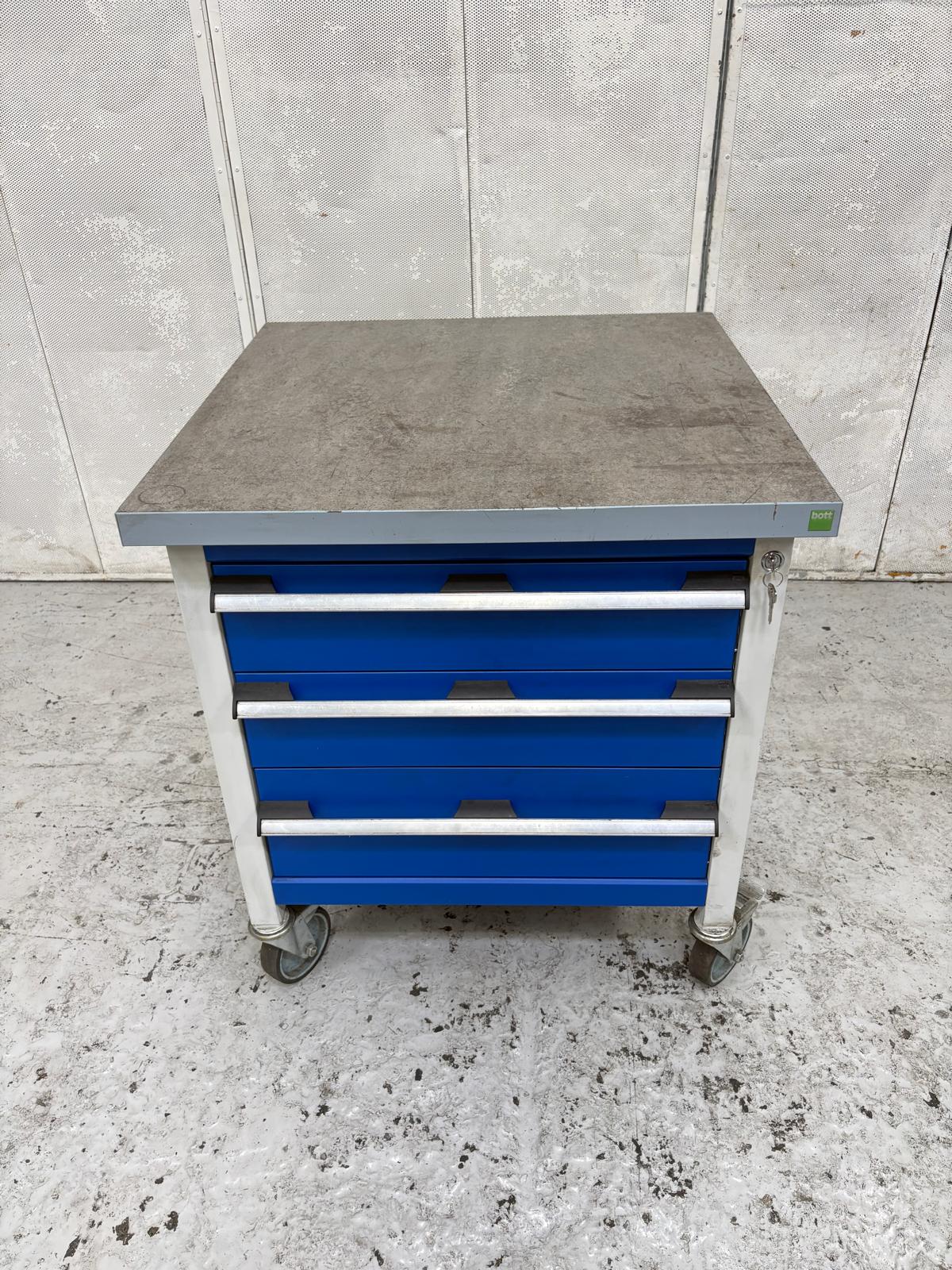 
                  
                    Bott Mobile Storage Bench With 3 Drawers – 750mm
                  
                