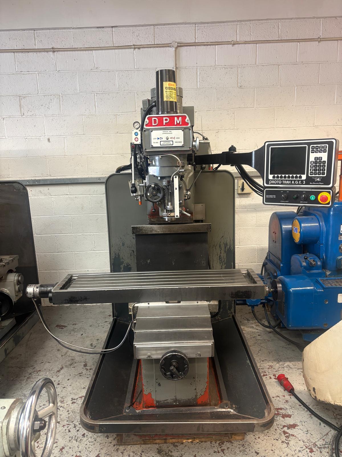 
                  
                    XYZ DPM 3-Axis ProtoTRAK 3 CNC Bed Milling Machine
                  
                