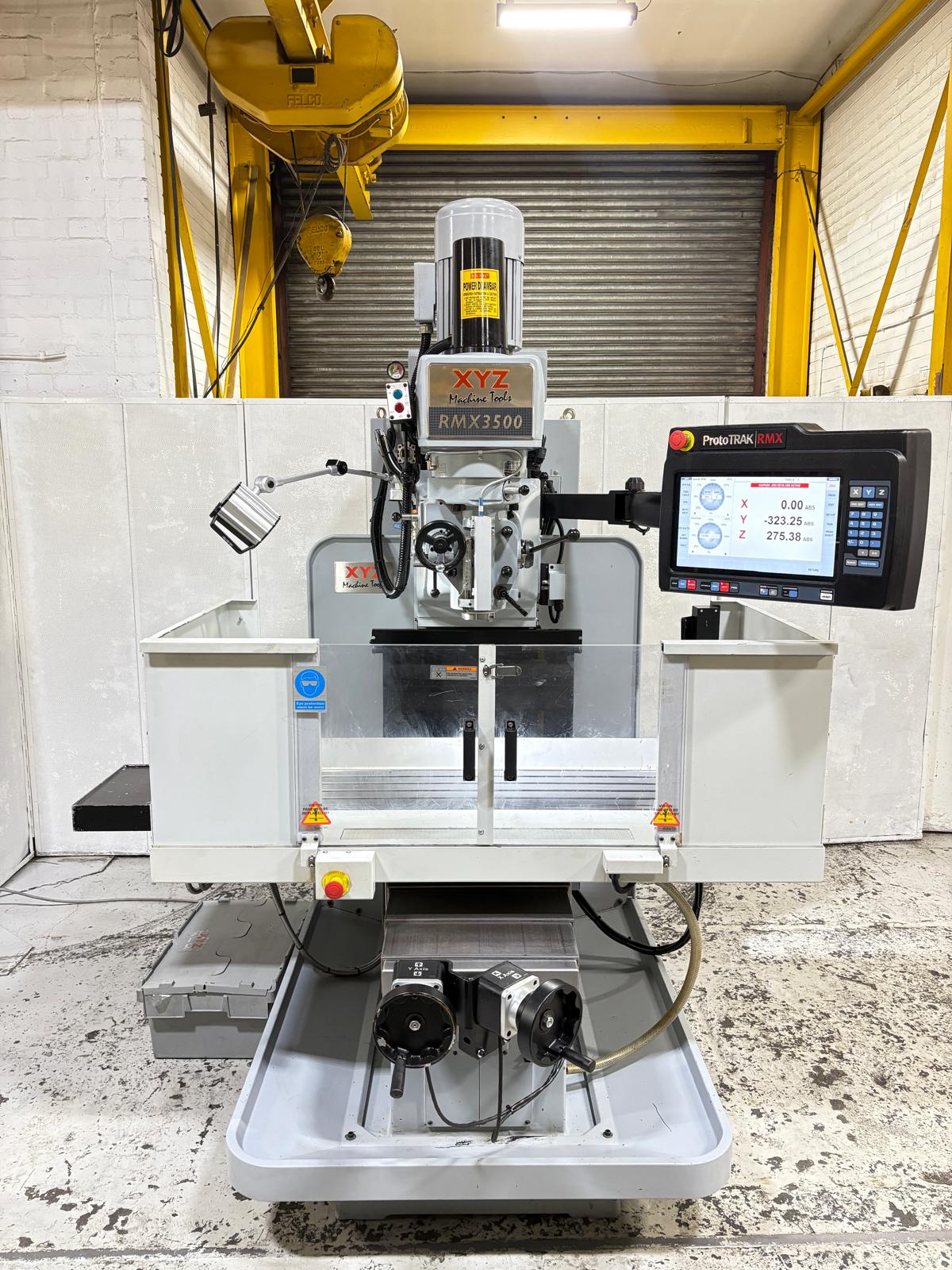
                  
                    XYZ RMX 3500 3 Axis CNC Bed Milling Machine
                  
                