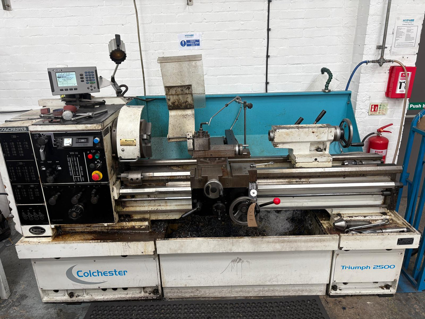 
                  
                    Colchester Triumph VS2500 Gap Bed Centre Lathe (2014)
                  
                