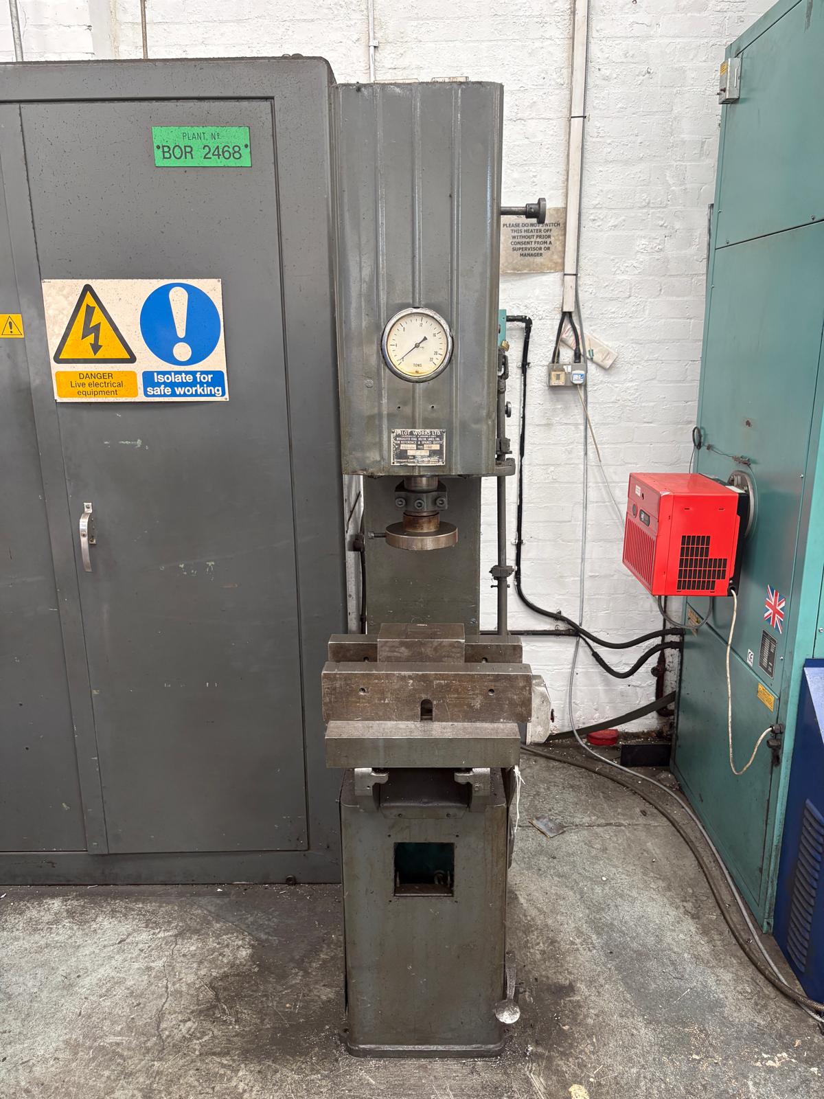 
                  
                    Pilot Works Ltd 22T Hydarulic C Frame Press
                  
                